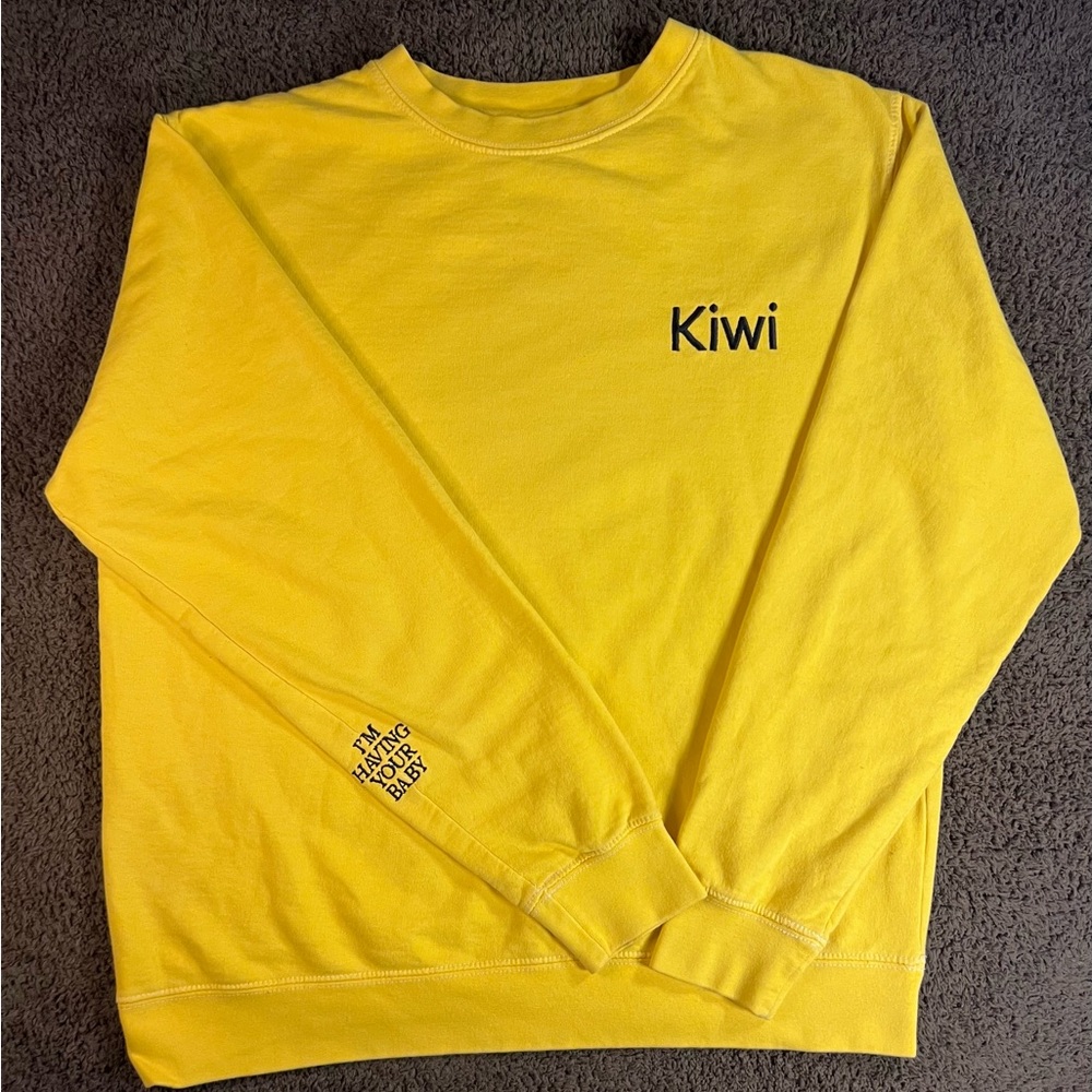 Harry Styles Merch Yellow Crewneck Sweater